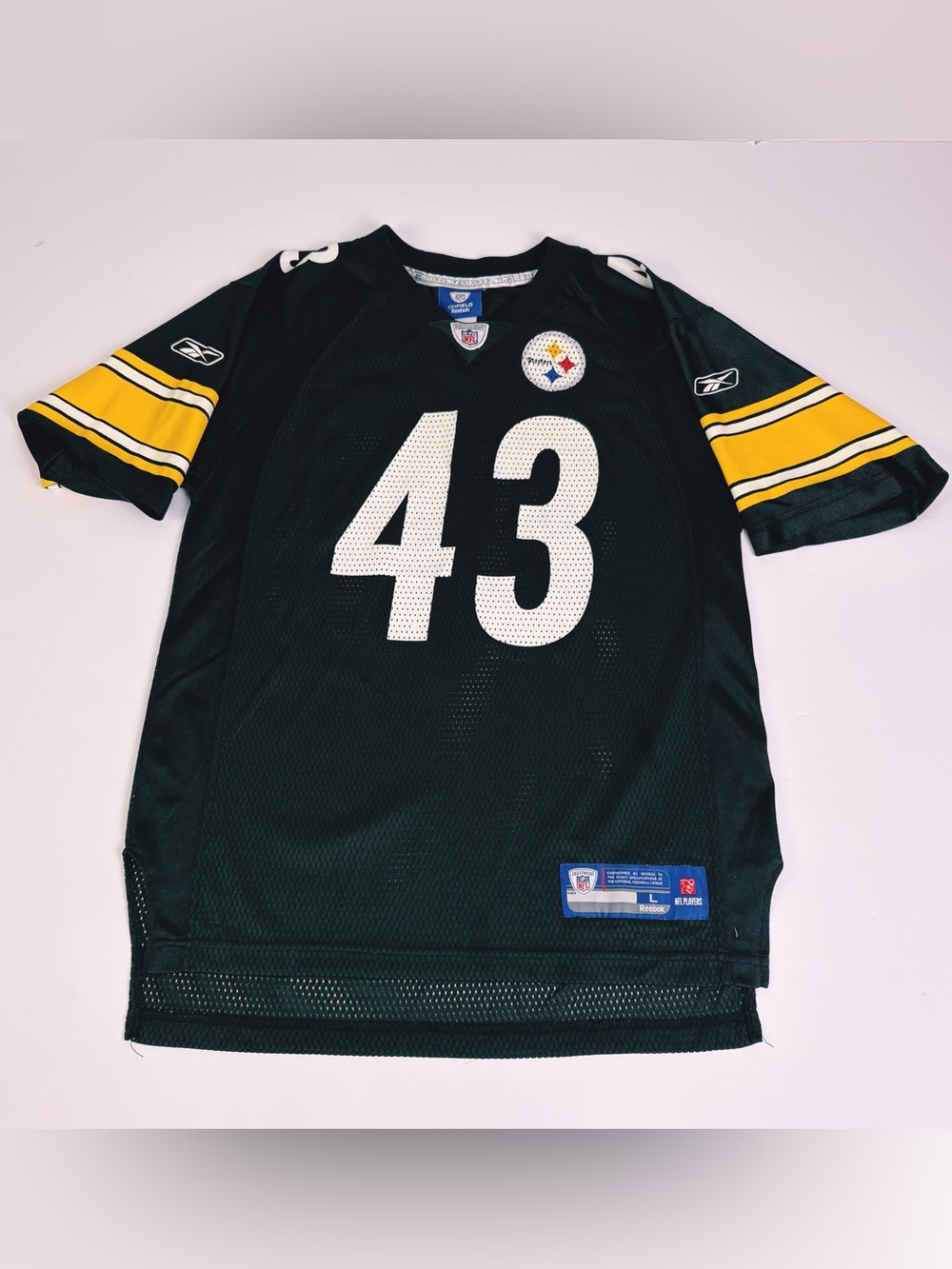 Reebok Pittsburgh Steelers Troy Polamalu #43 NFL Jersey Youth L 14-16